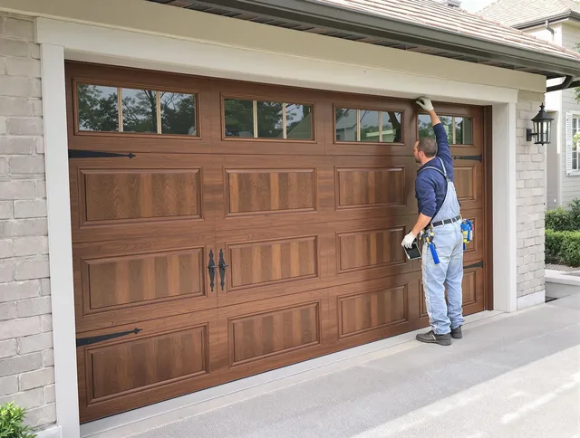 Custom garage door showcase by Richmond Hill Garage Door Repair in Richmond Hill
