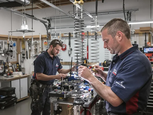 Garage door spring repair service by Richmond Hill Garage Door Repair in Richmond Hill