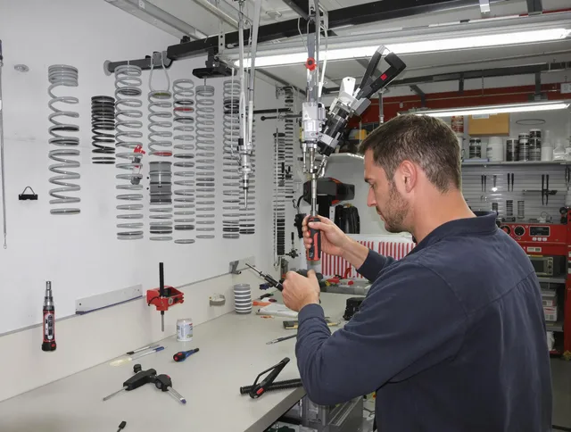 Richmond Hill Garage Door Repair safety certified technician performing precision spring replacement in Richmond Hill